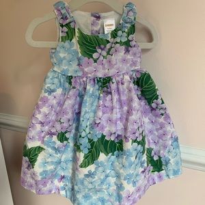 Gymboree Hydrangea Dress 6-9 months
